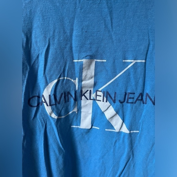 Calvin Klein jeans, classic blue T-shirt mens size xxl - Picture 2 of 5